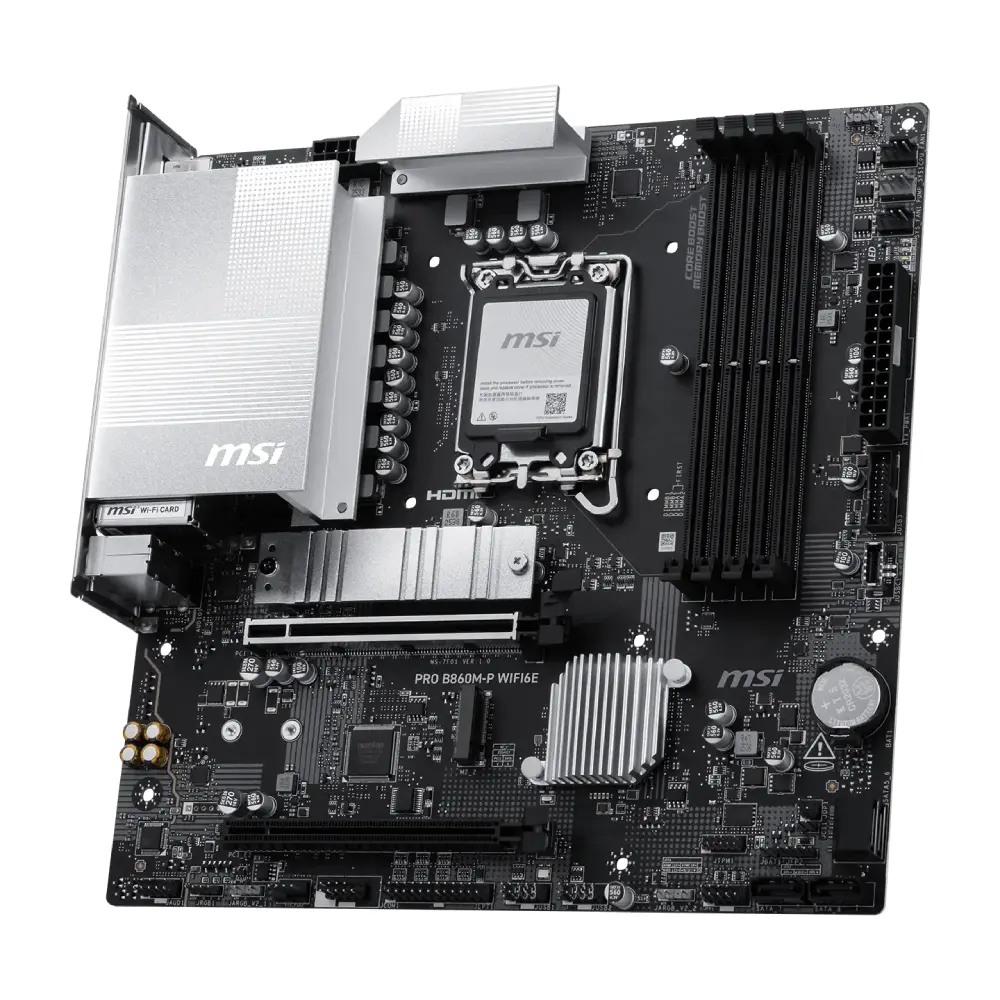 MSI Motherboard PRO B860M-P WIFI6E DDR5 For Ultra Processors view 4